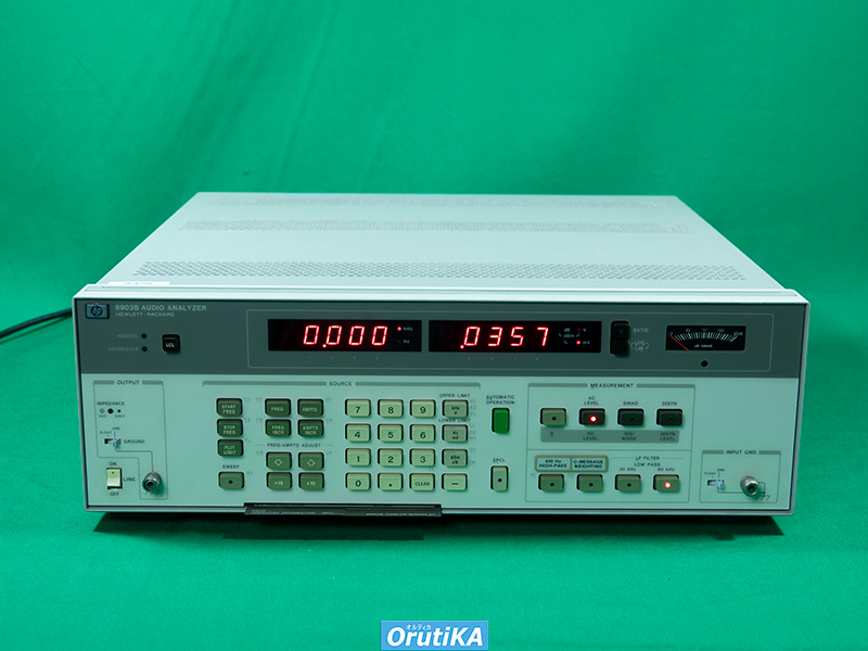 オーディオアナライザ 8903B キーサイトテクノロジー (HP) 管理番号