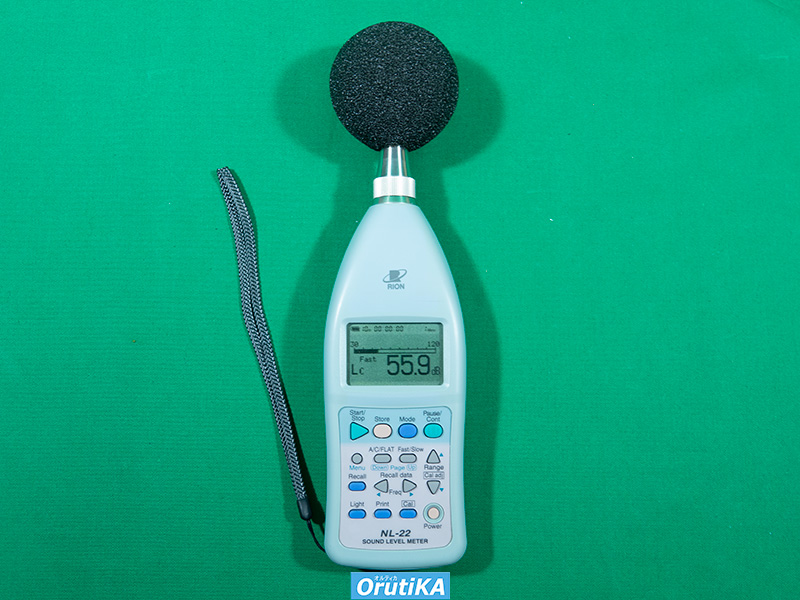 新品超激得積分型普通騒音計　NL22　リオン　x02570　ジャンク品　★送料無料★[騒音測定器／振動測定器／粉塵測定器] 電気計測器