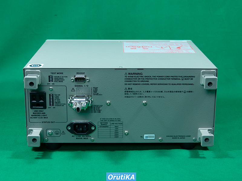 耐圧試験器 TOS5050A 菊水電子工業 管理番号:022062 中古計測器(測定器