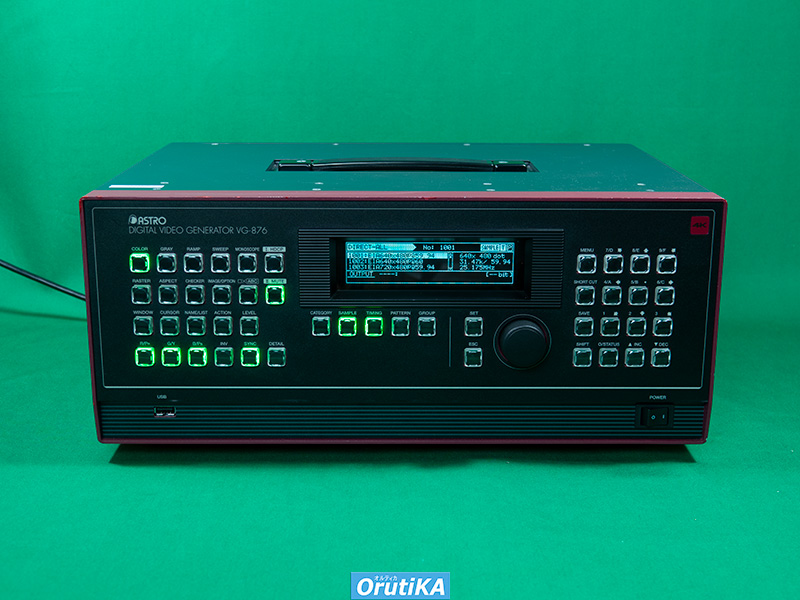 デジタルビデオ信号発生器 VG-876 (VM-1876A-M0/VM-1876-M2/M8
